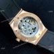 Copy Hublot Classic Fusion Skeleton 43mm Watch Rose Gold Gummy Strap (7)_th.jpg